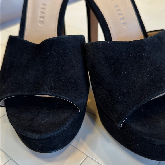 VERONICA BEARD Dali Black Suede Slide Heels (Sz. 6) - Picture 5 of 5